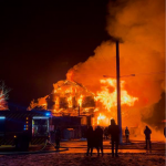 Масштабна пожежа на виїзді з Луцька: вогонь знищив популярне місце відпочинку