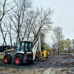 У Ковелі капітально ремонтують прибудинкові території, які підтоплювало під час опадів