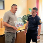 У місті на Волині після 25 років служби провели на пенсію начальника пожежно-рятувальної частини
