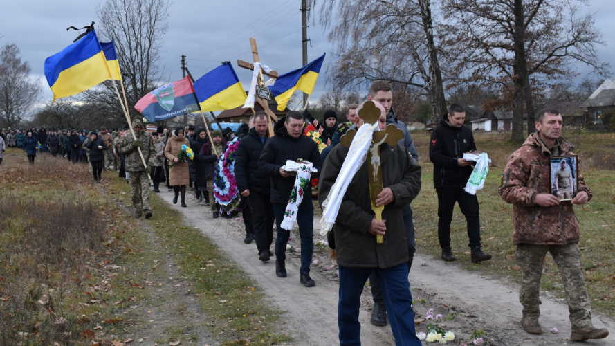 Назавжди 29: на Волині в останню дорогу провели Героя Олега Ковальчука