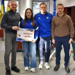 Призерці чемпіонату Європи з Луцька вручили грошовий сертифікат