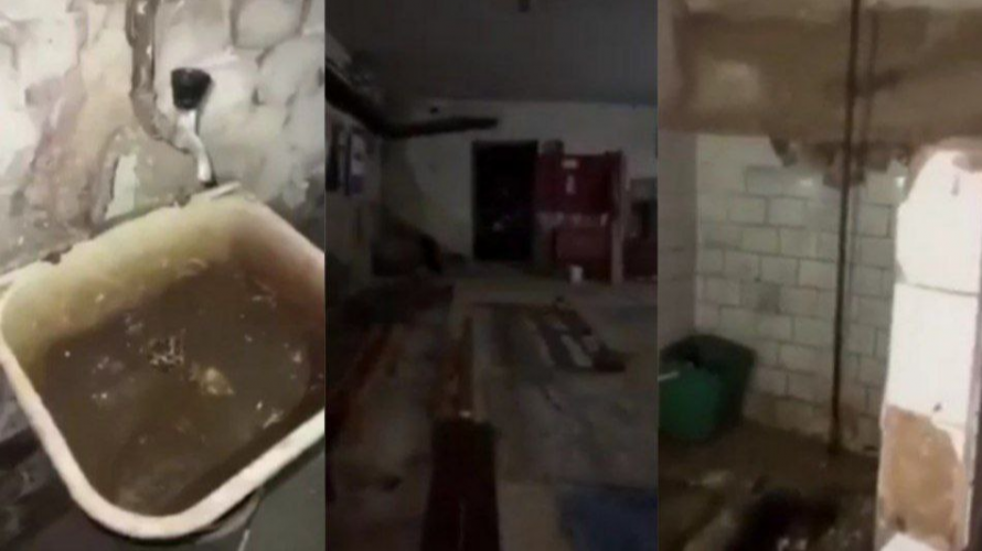 «Чорні» умивальники і брудні туалети: яке укриття для школярів облаштували в Липинах. ВІДЕО