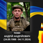 Експертиза ДНК підтвердила загибель воїна Андрія Повха з Волині, який понад 20 місяців вважався зниклим безвісти