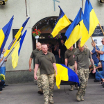 Повернувся додому через 16 місяців: у Ковелі попрощалися із морпіхом Русланом Нечипоруком