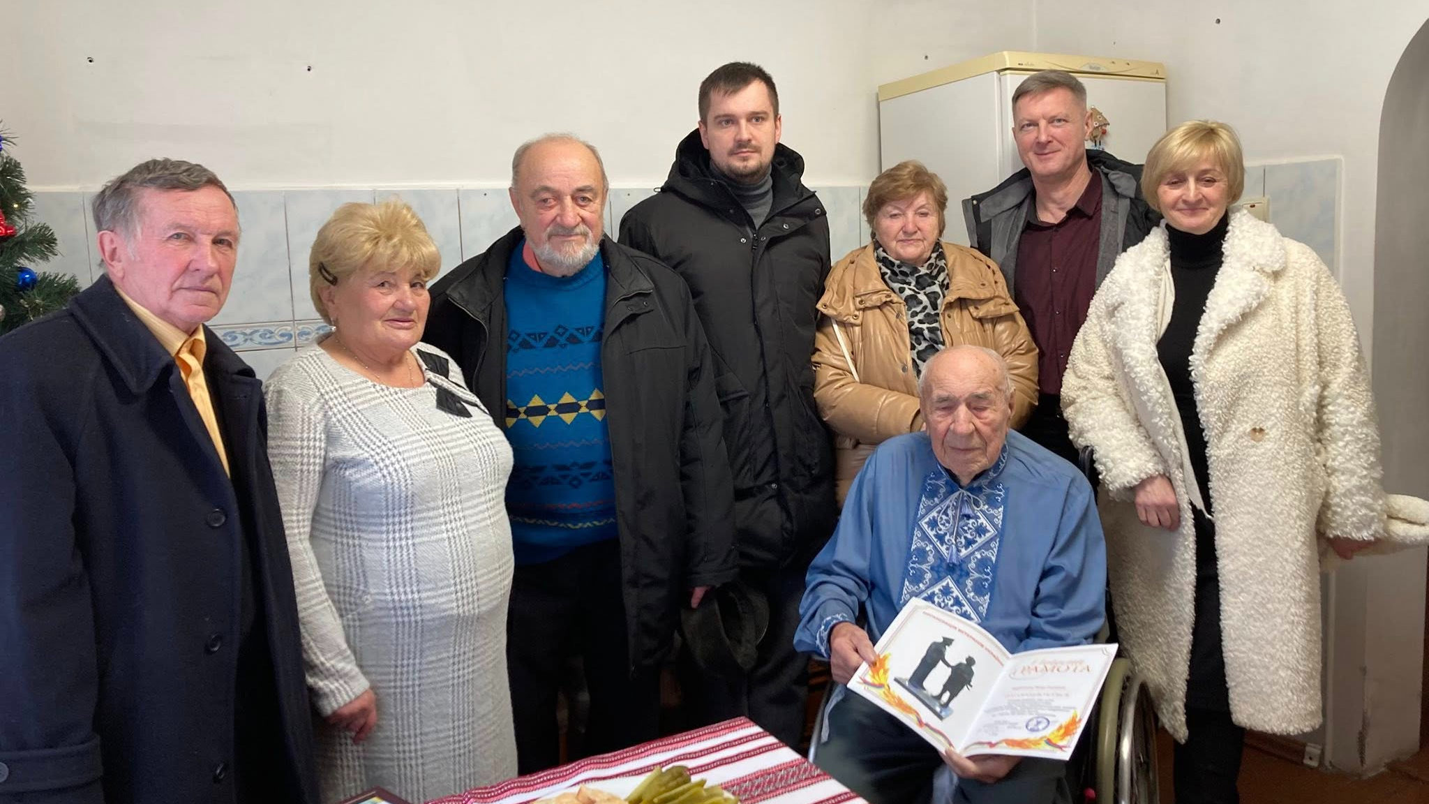 Найстарший житель району: довгожитель з Волині відзначив 104-річчя