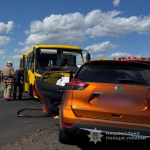 Жахлива ДТП на Волині: зіткнулися шкільний автобус та легковик, травмувалися діти