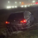 Біля Луцька водій BMW зніс зупинку та злетів у кювет