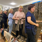 Волонтери центру «Крила матері» сплели 63 тисячі квадратних метрів маскувальної сітки