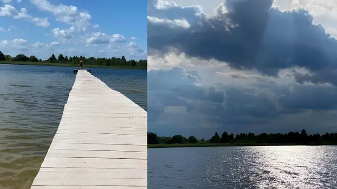 Прозора вода і піщаний берег: на Волині є мальовниче озеро незвичної форми