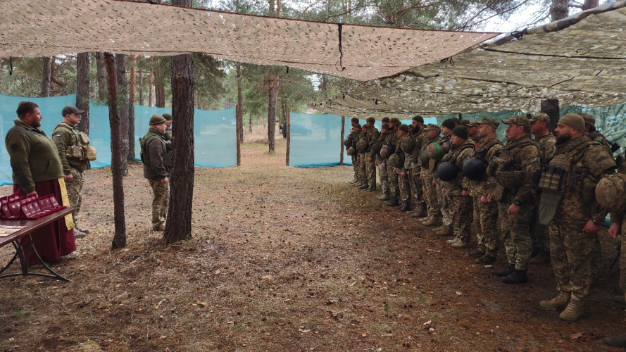 Волинським тероборонівціям «на нулі» вручили бойові нагороди