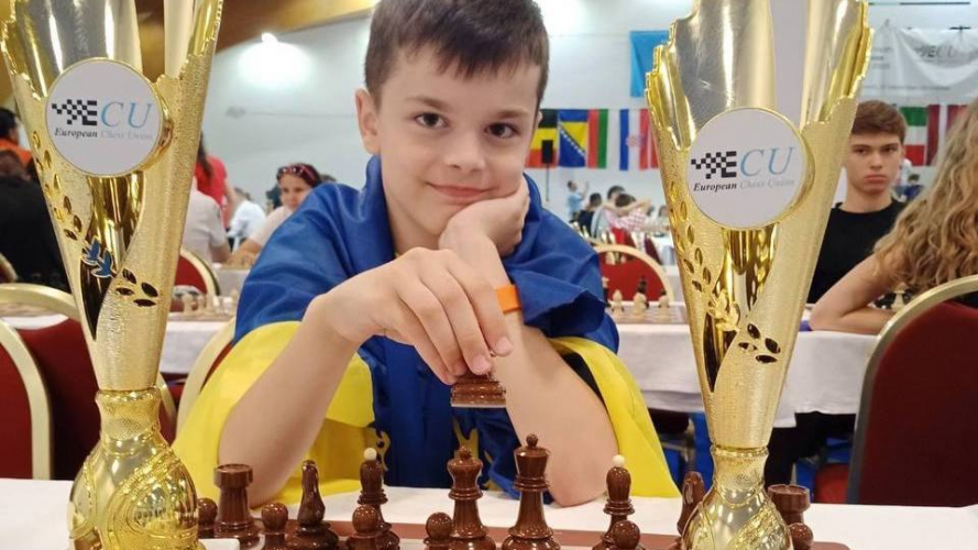 Чемпіон у вісім років: школяр з Волині став призером чемпіонатів України та Європи з шахів