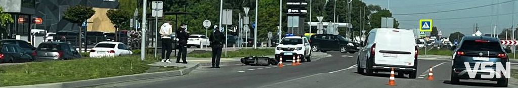 Біля Луцька сталася аварія: постраждав мотоцикліст