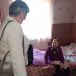 У громаді на Волині з іменинами привітали довгожительку