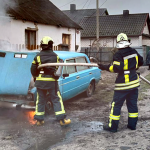 На Волині горів легковик