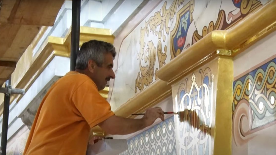 У луцькому соборі розписують стіни: відомо, коли завершать реставрацію
