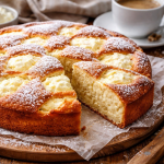 Сирний пиріг на кефірному тісті – простий покроковий рецепт