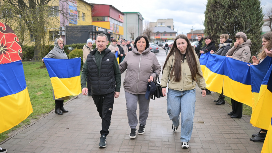 На Волині зустріли звільненого з полону військового