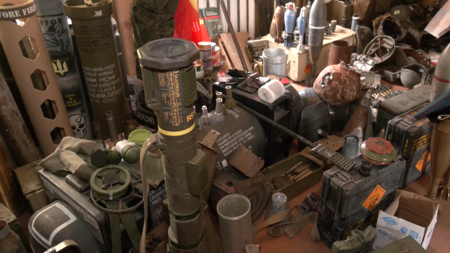 Зібрана зброя з передової: де на Волині функціонує волонтерський музей російсько-української війни