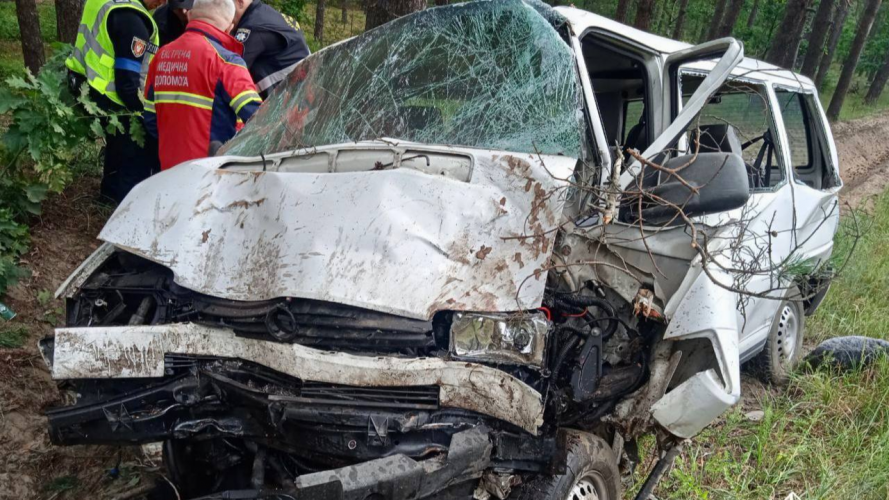 На Волині - страшна ДТП: від перевтоми водій заснув за кермом і злетів у кювет