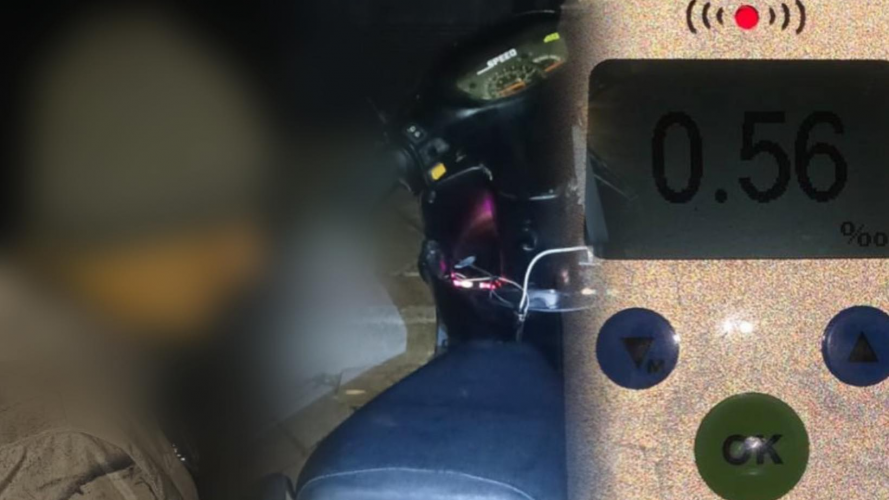 У Луцьку зупинили п’яного скутериста без прав та шолома