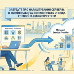 Забудьте про налаштування серверів: в Україні набирає популярність оренда готової IT-інфраструктури