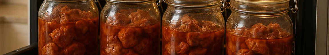 Тушковане м’ясо в банках на зиму - «лінивий» рецепт від бабусі