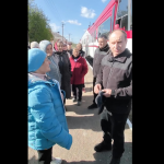 На Волині люди вийшли на акцію протесту, щоб не допустити закриття маршруту «Ковель–Вижва»