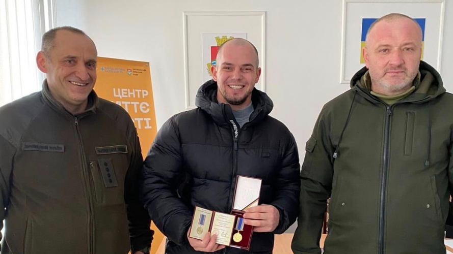 Захисника з Волині нагородили медаллю «Захиснику Вітчизни»