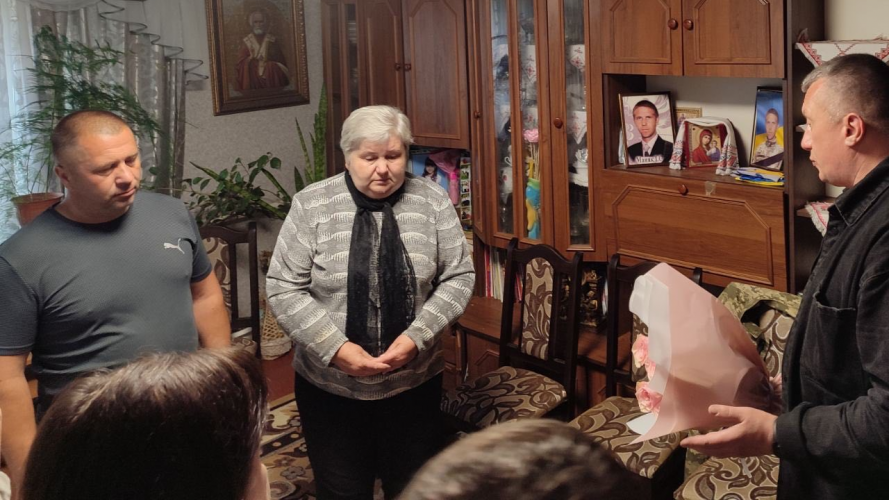 Мамі Героя з Волині вручили його посмертну нагороду