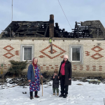 На Волині через пожежу молода родина залишилася без даху над головою