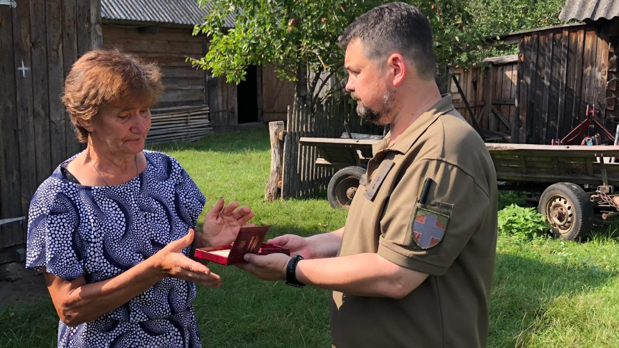 Сім'ям загиблих військових з Волині вручили посмертні нагороди «За мужність»