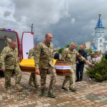 На Волині провели в останню путь полеглого захисника Олега Черкасова