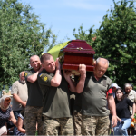 Вважався зниклим безвісти: у Луцькій громаді в останню дорогу провели захисника Юрія Клевця