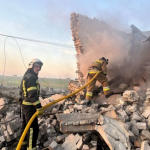 Росіяни обстріляли ракетами Уманщину: показали фото з місця влучання