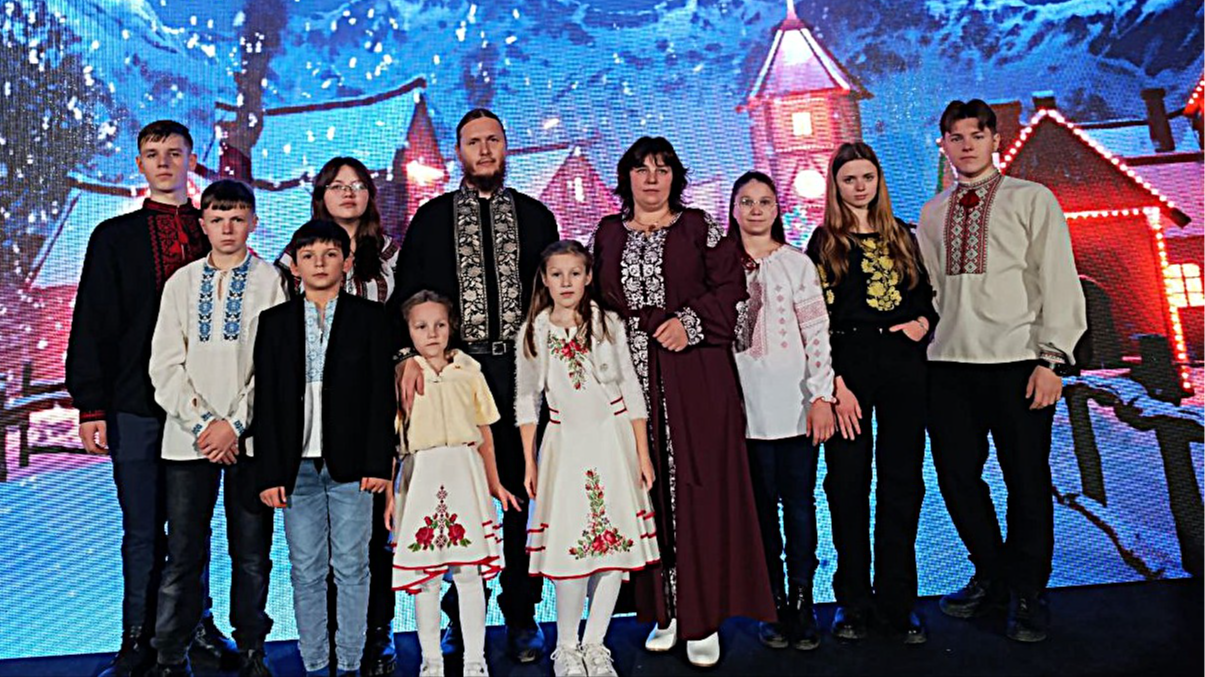 Родини з Волині взяли участь у наймасштабнішій різдвяній вечері в Києві