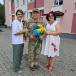 Про приїзд ніхто не знав: директор луцького ліцею, який служить у ТрО, привітав своїх учнів з 1 вересня