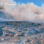 пожежа на сміттєзвалищі у Житомирі