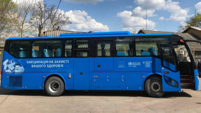 У громаді на Волині працюватиме «вакцинальний» автобус: графік та перелік безкоштовних послуг