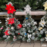 Скільки коштують штучні ялинки на ринку у Луцьку?