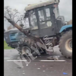 У Луцькому районі зіткнулися трактор та вантажівка