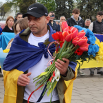 У прикордонному місті на Волині зустріли звільненого з полону військового Андрія Жолоба