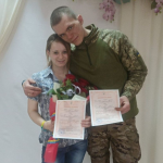 На Волині одружилися військовий із Сумщини та дівчина з Івано-Франківщини