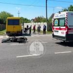 У місті на Волині 17-річний мотоцикліст зіткнувся з маршруткою