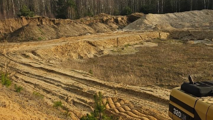 На Волині виявили масштабний незаконний видобуток піску: деталі