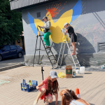 У Ковелі створюють мурал «Фенікс»: символ незламності та відродження України