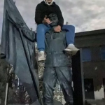підліток заліз на пам’ятник  Олександру Капіносу