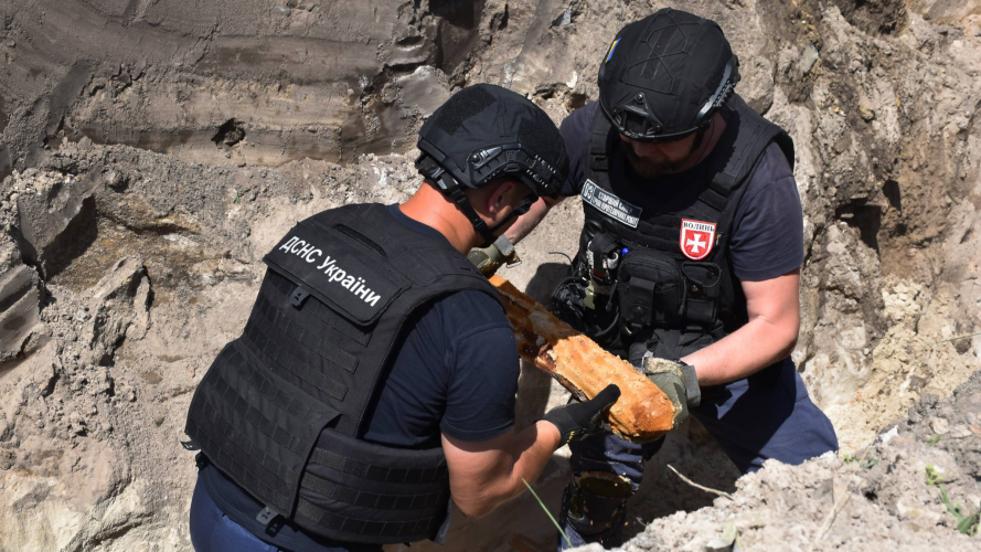 На будівельному майданчику у Волинській області виявили дві авіабомби