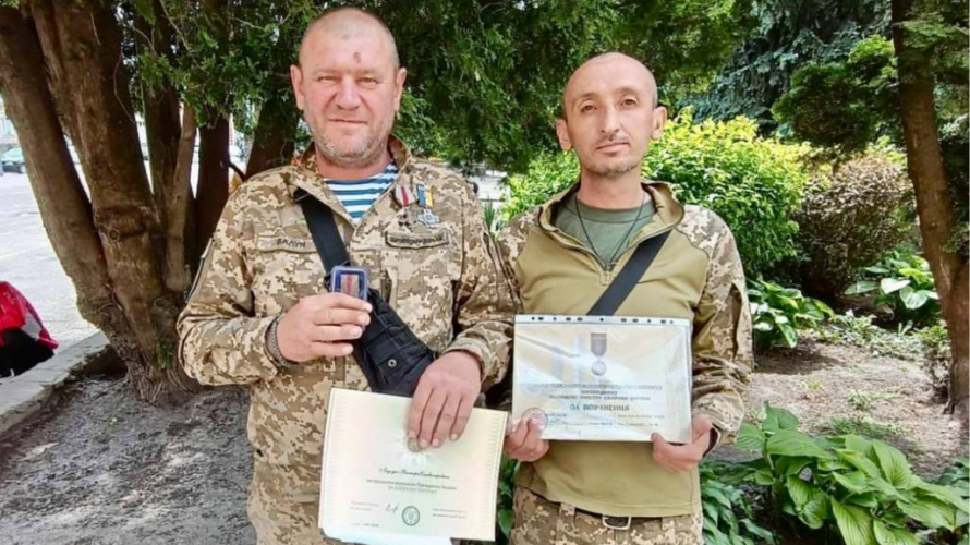 Волиняни отримали відзнаку «За оборону України» та відзнаку «За поранення»