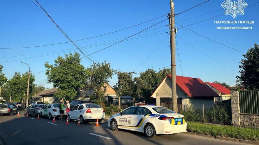 Покарали водія «шевроле», який у Луцьку протаранив дві автівки