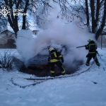 У місті на Волині горів автомобіль